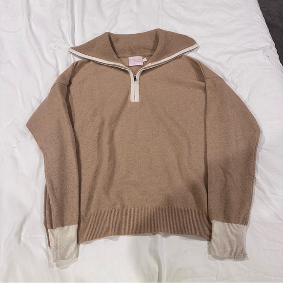 𝗕𝗥𝗢𝗗𝗜𝗘 𝗖𝗮𝘀𝗵𝗺𝗲𝗿𝗲 Pop Halfzip - Picture 4 of 7